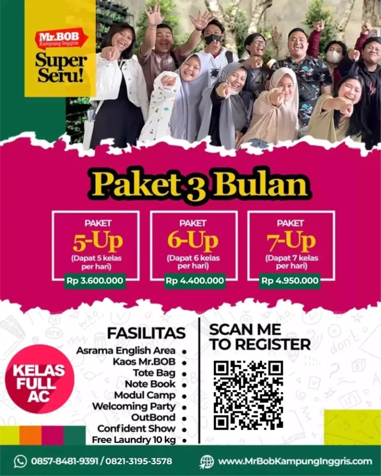 paket 3 bulan mr.bob